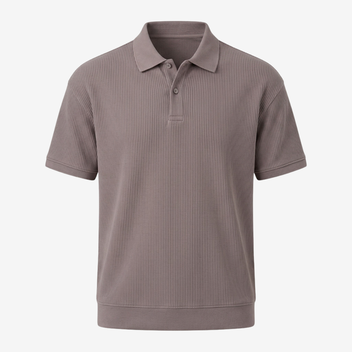 NOMU | Men’s Knit Short Sleeve Polo Shirt