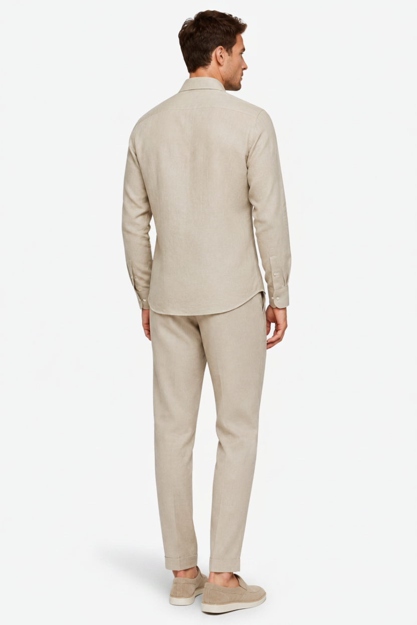 NOMU | Men’s Linen Button-Down Shirt