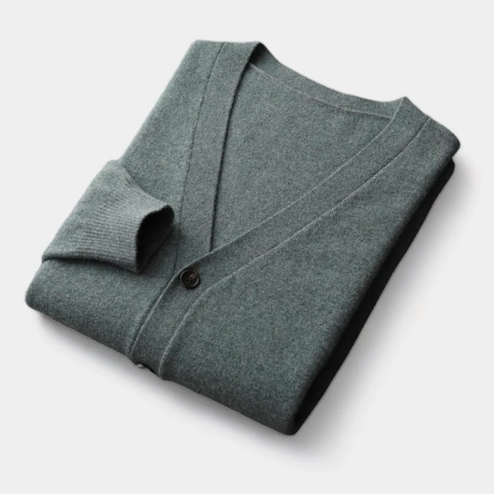 NOMU | Men's Classic Knit Cardigan – Lightweight Button-Up Sweater