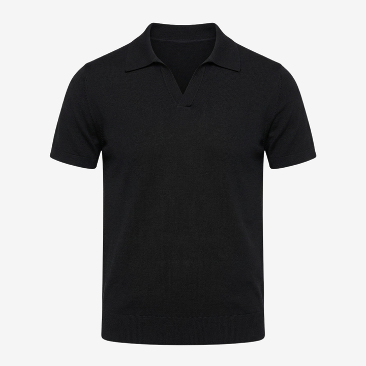 NOMU | Men’s Short Sleeve Open Collar Polo Shirt