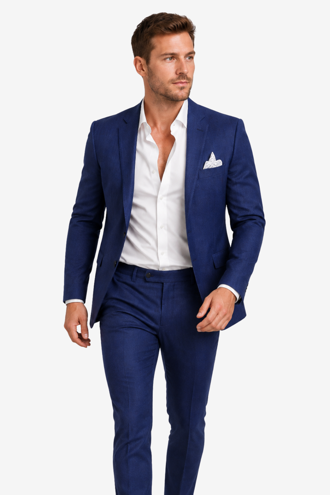 NOMU | Men's Two Piece Suit Set – Tailored Blazer Slim Fit Trousers Design
