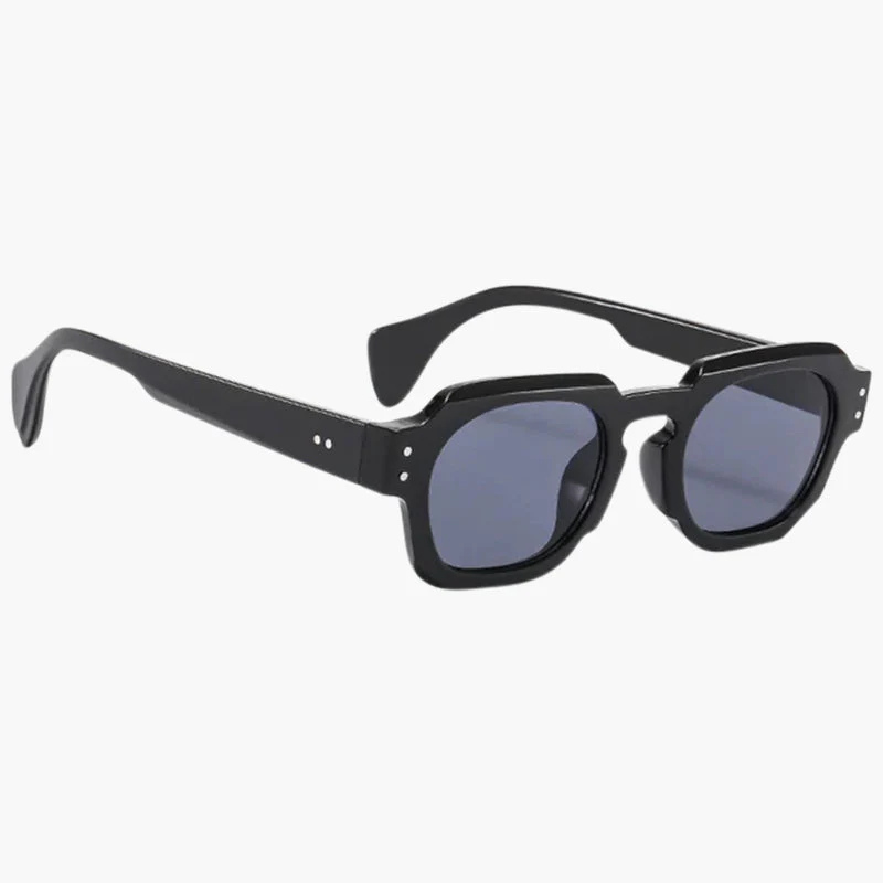 NOMU | Men's Retro Square Sunglasses – Thick Frame with Tinted Lenses