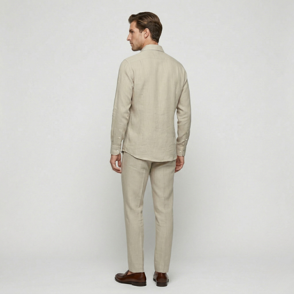 NOMU | Men’s Linen Button-Down Shirt