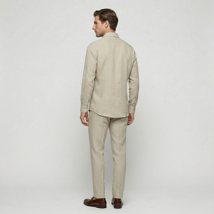 NOMU | Men’s Linen Button-Down Shirt