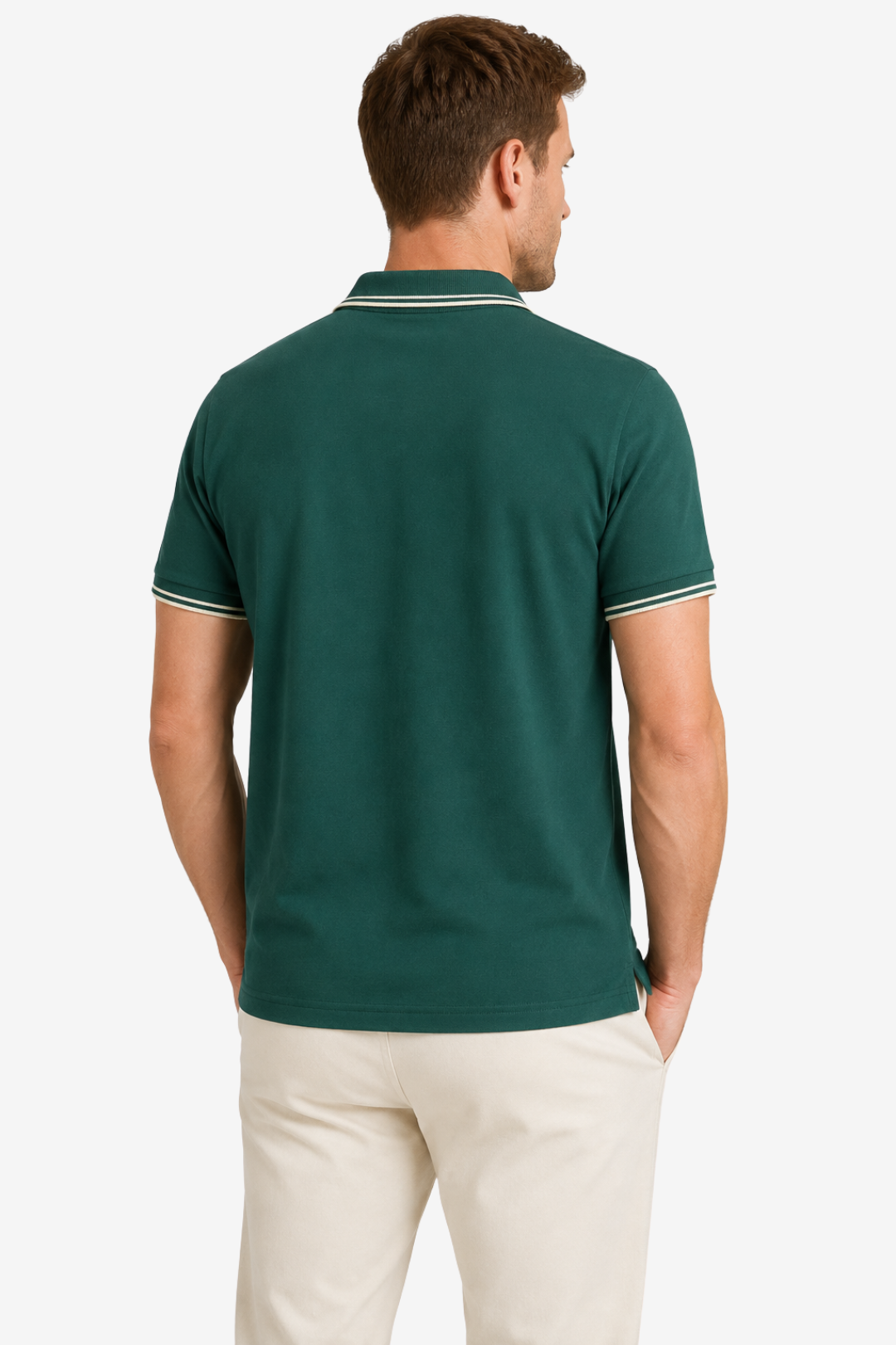 NOMU | Men's Classic Polo Shirt – Contrast Trim Casual Fit