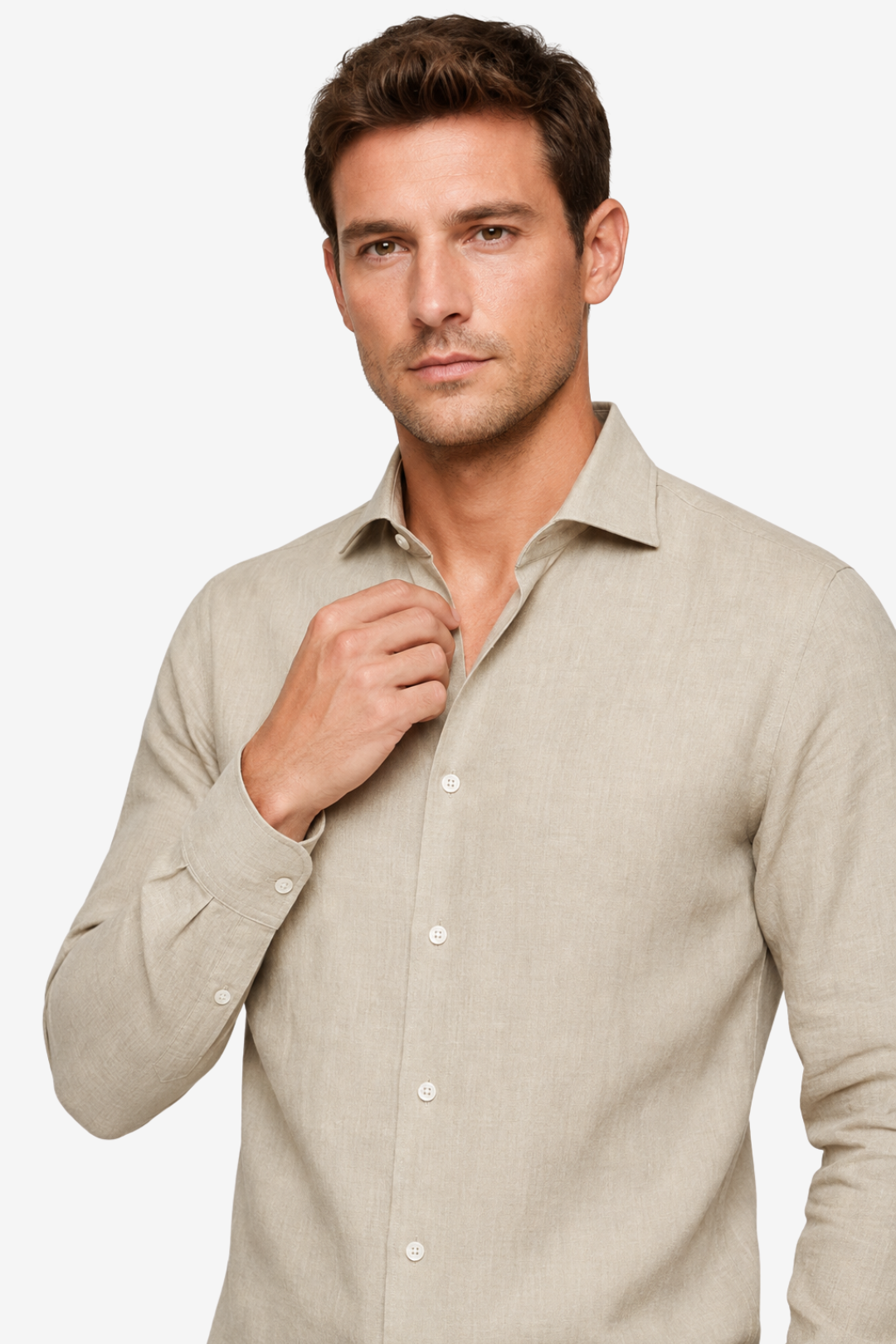 NOMU | Men’s Linen Button-Down Shirt