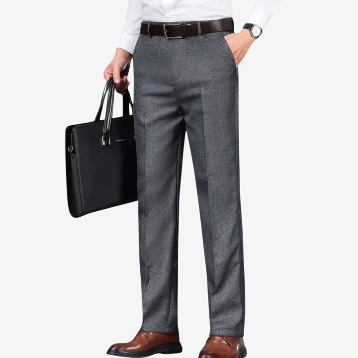 NOMU | Men’s Timeless Straight Cut Suit Trousers