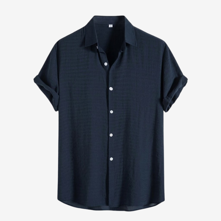 NOMU | Men's Lightweight Shirt – Short Sleeve Button-Up Casual Design