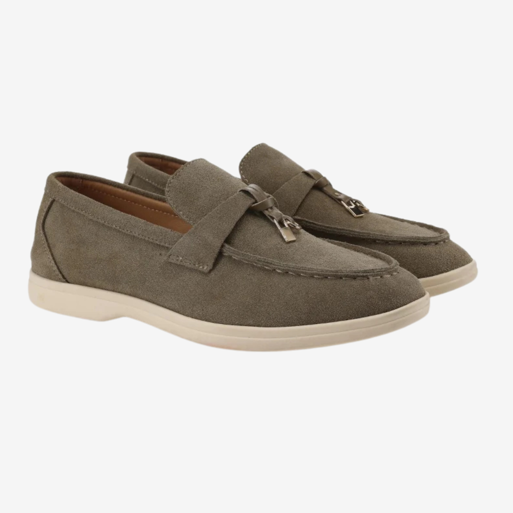 NOMU | Men's Casual Suede Loafers – Slip-On Smart Casual Shoes