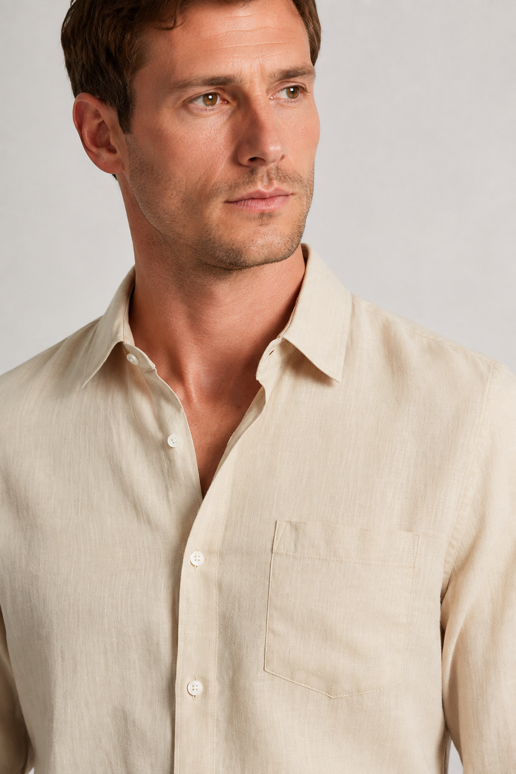 NOMU | Men’s Long Sleeve Button-Up Casual Shirt