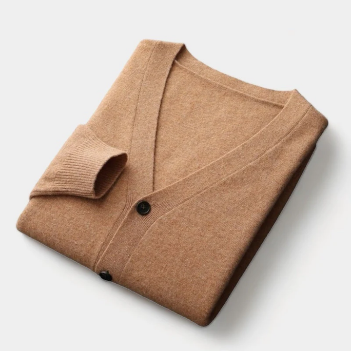 NOMU | Men's Classic Knit Cardigan – Lightweight Button-Up Sweater