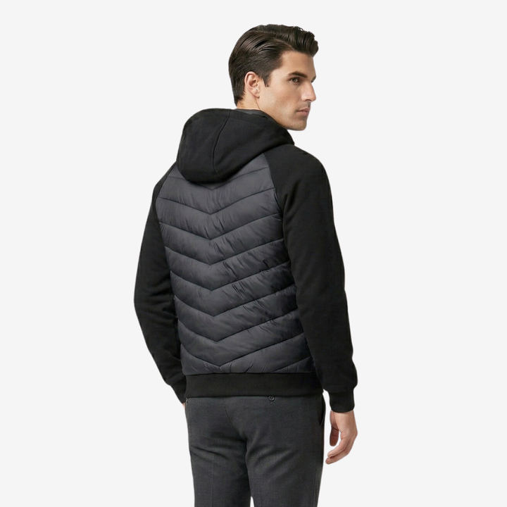 NOMU | Men's Hooded Puffer Jacket – Lightweight Insulated Zip-Up Outerwear