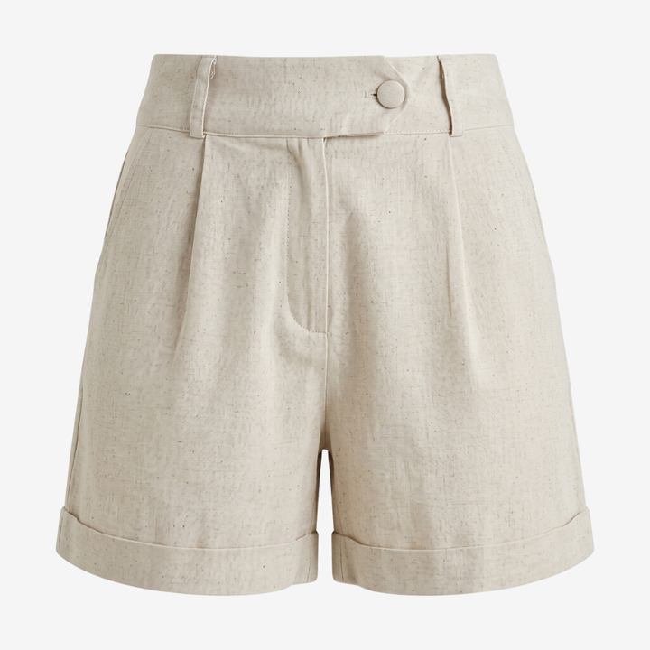 NOMU | Women’s High Waisted Linen Shorts