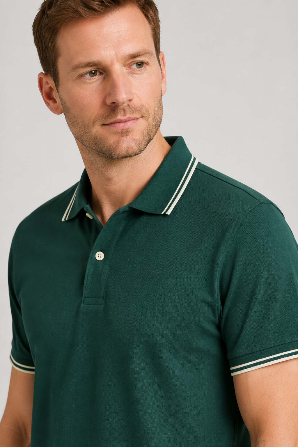 NOMU | Men's Classic Polo Shirt – Contrast Trim Casual Fit