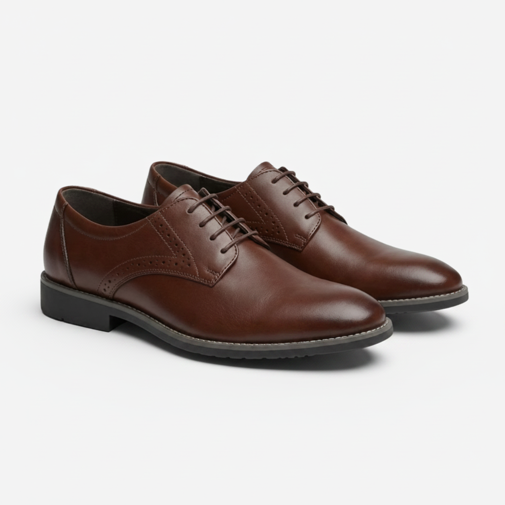 NOMU | Men's Classic Derby Dress Shoes – Formal Lace-Up Leather Oxfords