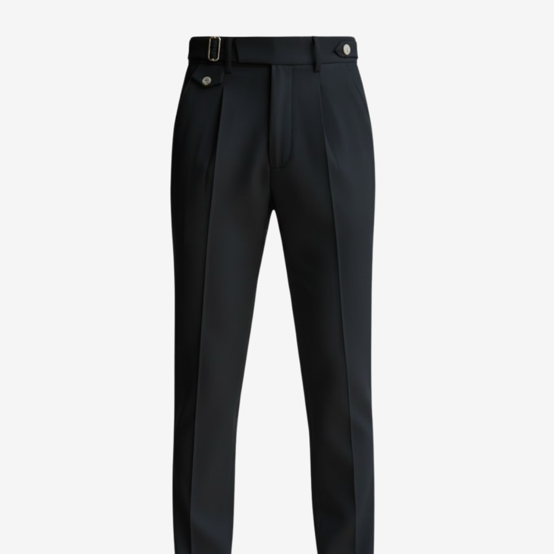 NOMU | Men's Slim Fit Ankle Dress Trousers – Modern Tailored Formal Pants