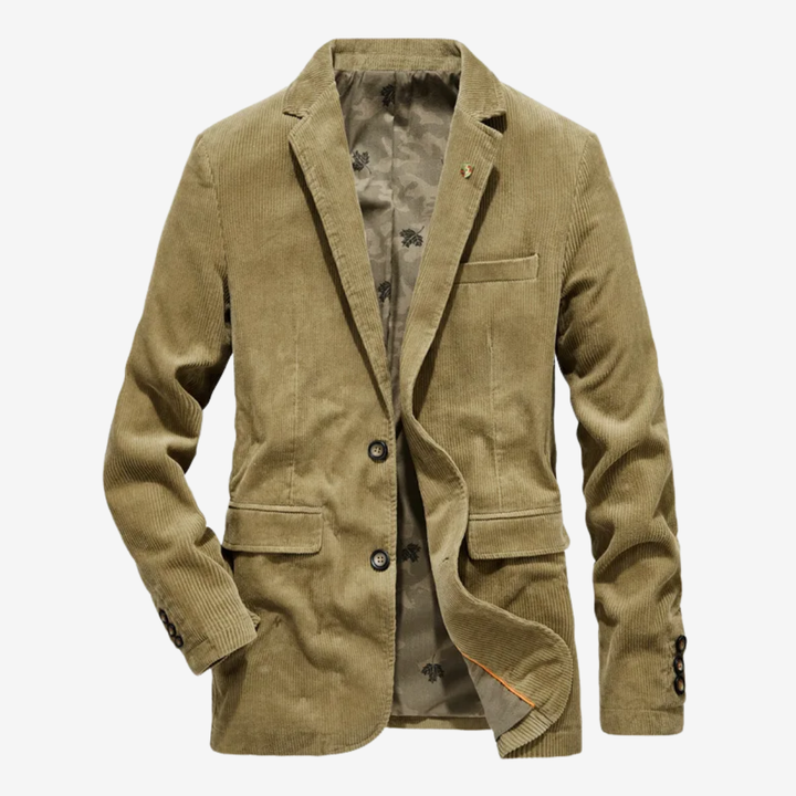 NOMU | Men's Corduroy Blazer – Classic Tailored Smart Casual Jacket