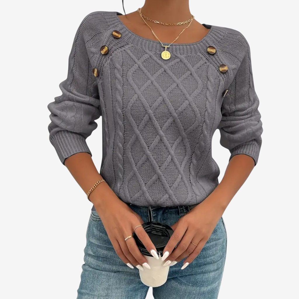 NOMU | Women’s Cable Knit Sweater – Heritage Comfort