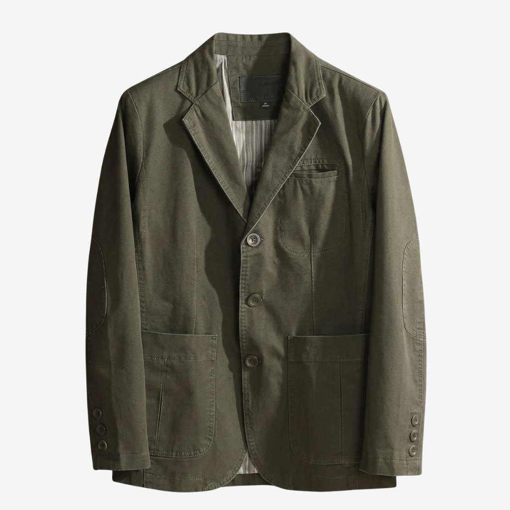 NOMU | Men's Smart Casual Cotton Blazer – Modern Tailored Jacket