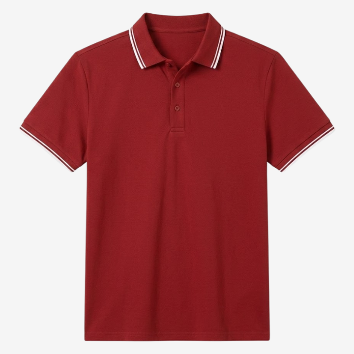 NOMU | Men's Classic Polo Shirt – Contrast Trim Casual Fit
