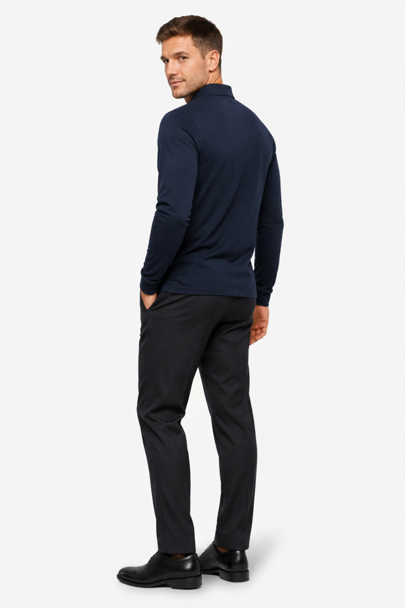 NOMU | Men's Long Sleeve Polo Shirt