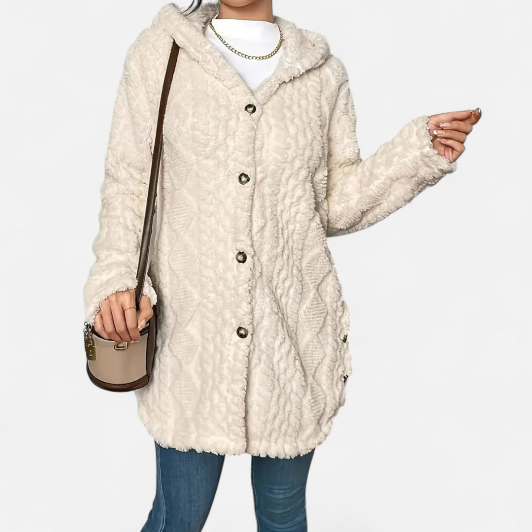 Women’s Jacquard Hooded Coat – Heritage Luxe