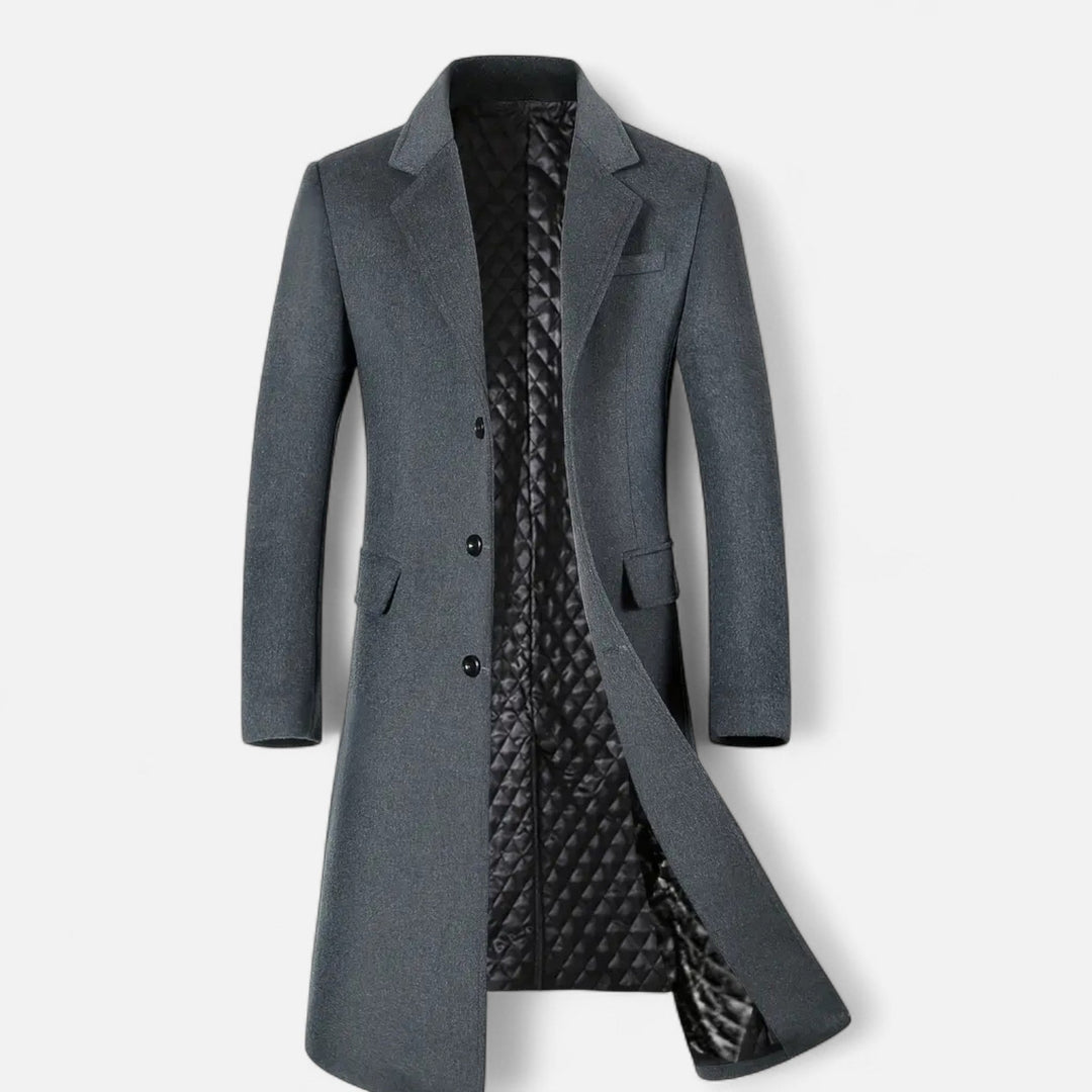 Men’s Wool Long Overcoat