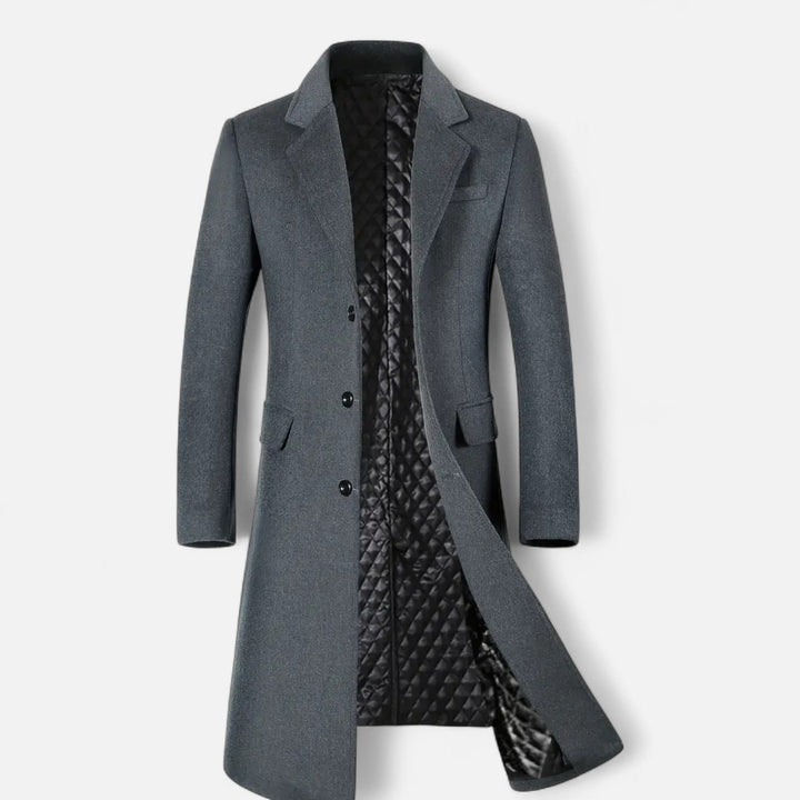 Men’s Wool Long Overcoat