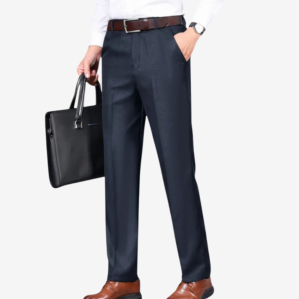 NOMU | Men’s Timeless Straight Cut Suit Trousers