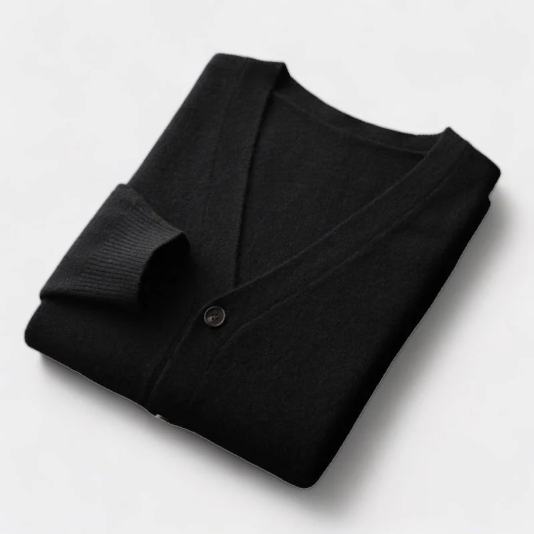 NOMU | Men's Classic Knit Cardigan – Lightweight Button-Up Sweater