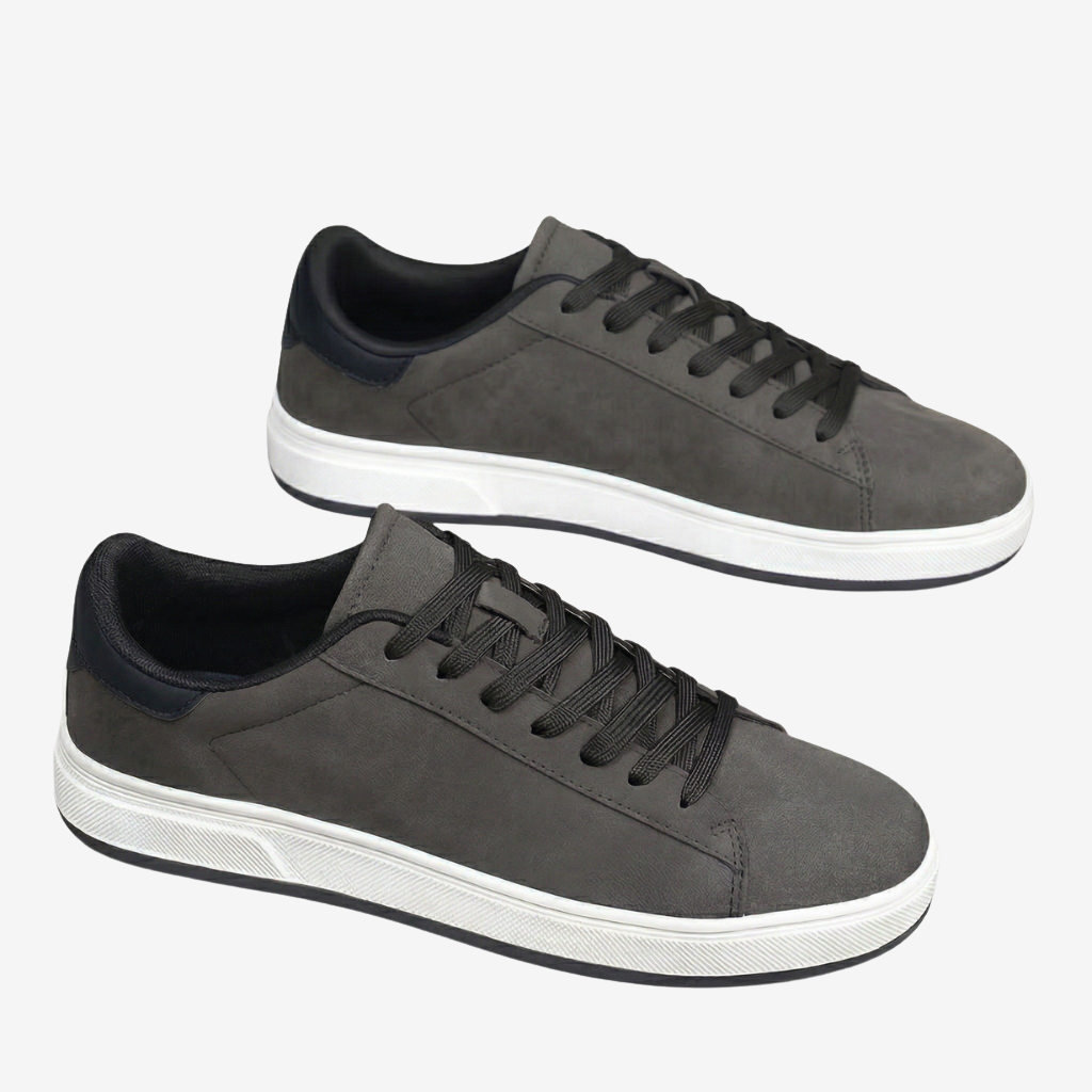 NOMU | Men’s Minimalist Lace Up Casual Sneakers