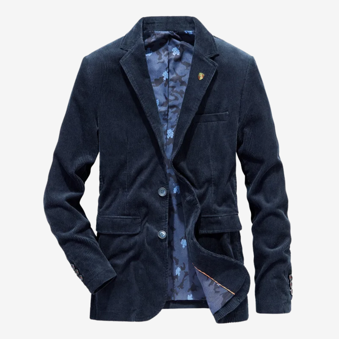 NOMU | Men's Corduroy Blazer – Classic Tailored Smart Casual Jacket