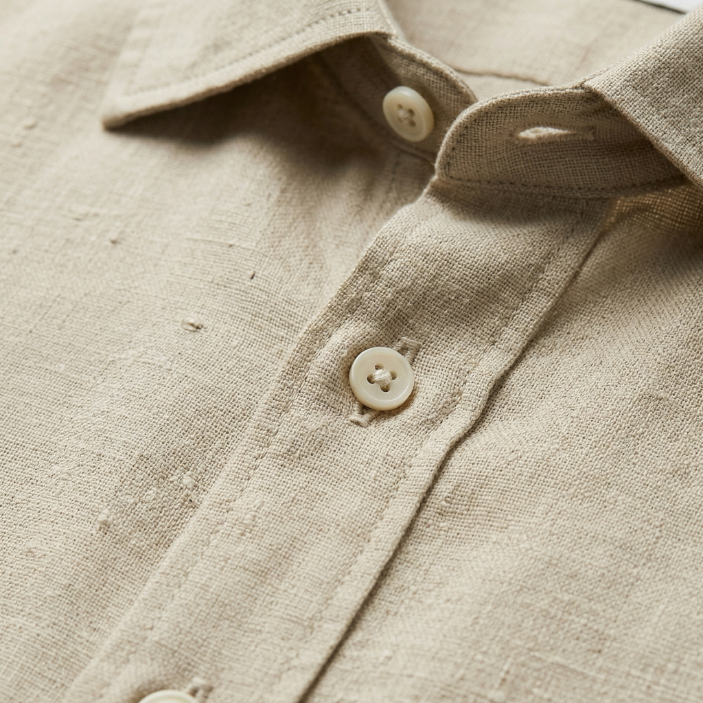 NOMU | Men’s Linen Button-Down Shirt
