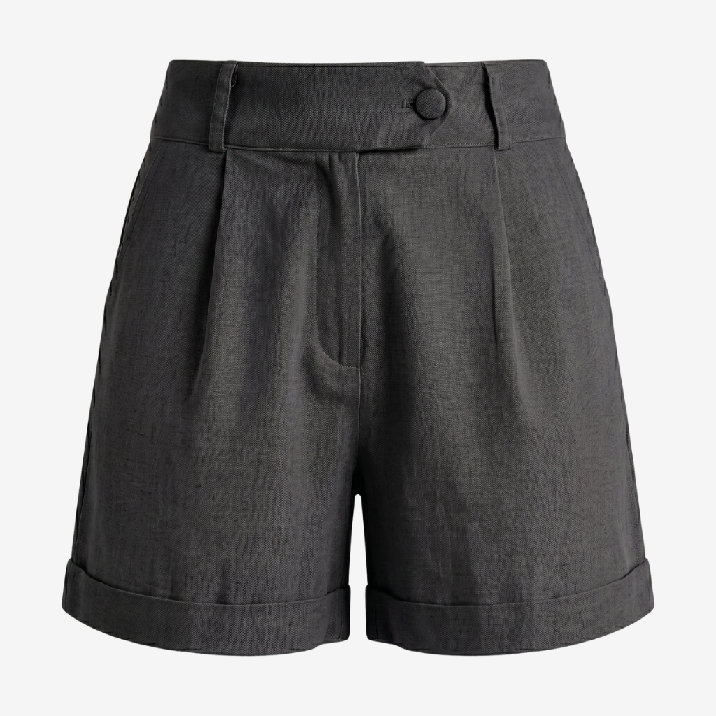 NOMU | Women’s High Waisted Linen Shorts