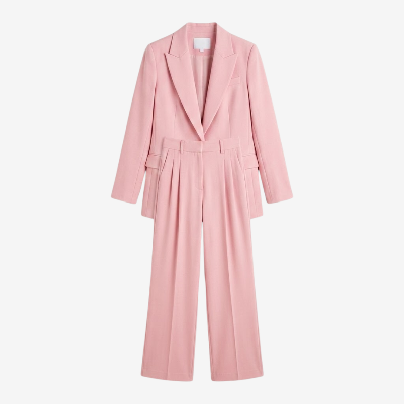NOMU | Women's Tailored Blazer & Straight-Leg Trouser Set – Minimalist Power Suit Co-Ord