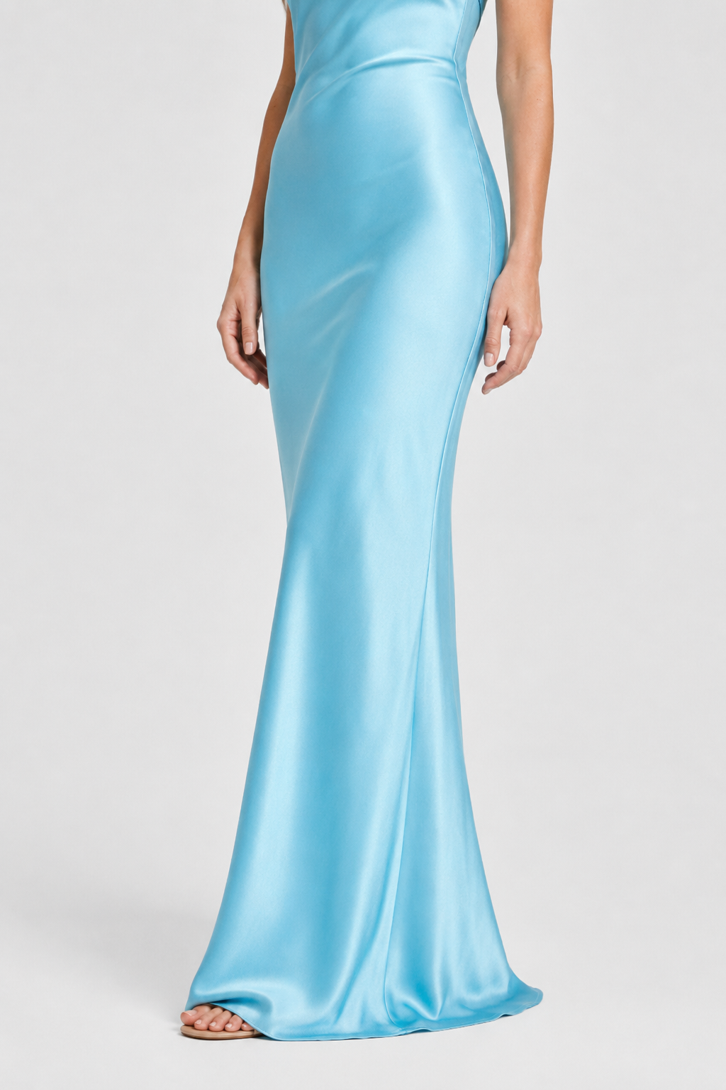 NOMU | Women’s Strapless Satin Maxi Dress