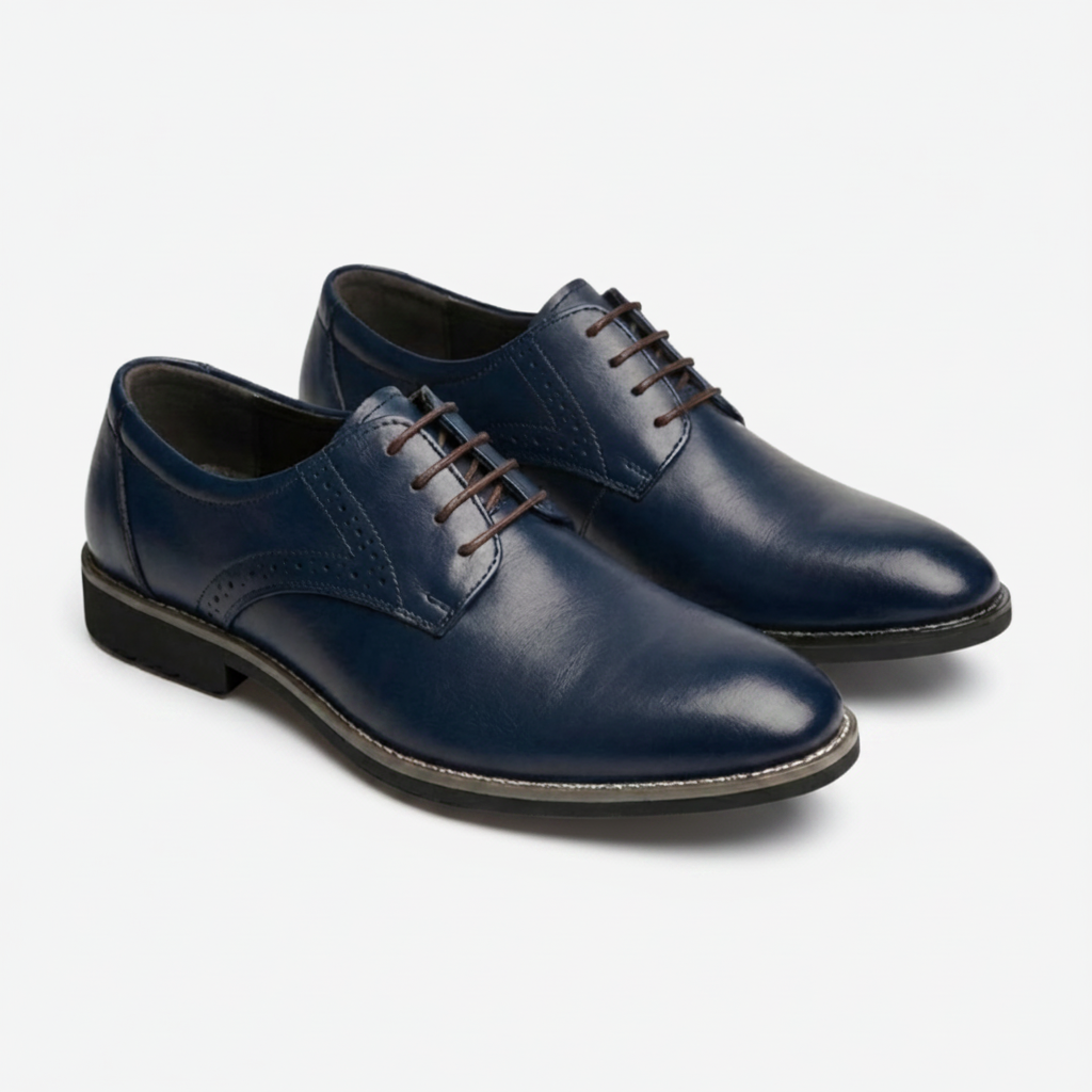 NOMU | Men's Classic Derby Dress Shoes – Formal Lace-Up Leather Oxfords