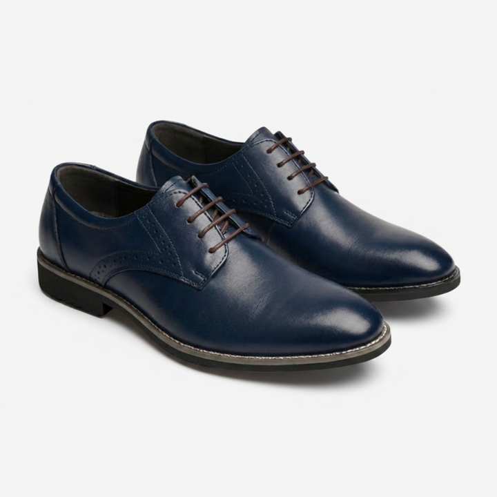 NOMU | Men's Classic Derby Dress Shoes – Formal Lace-Up Leather Oxfords