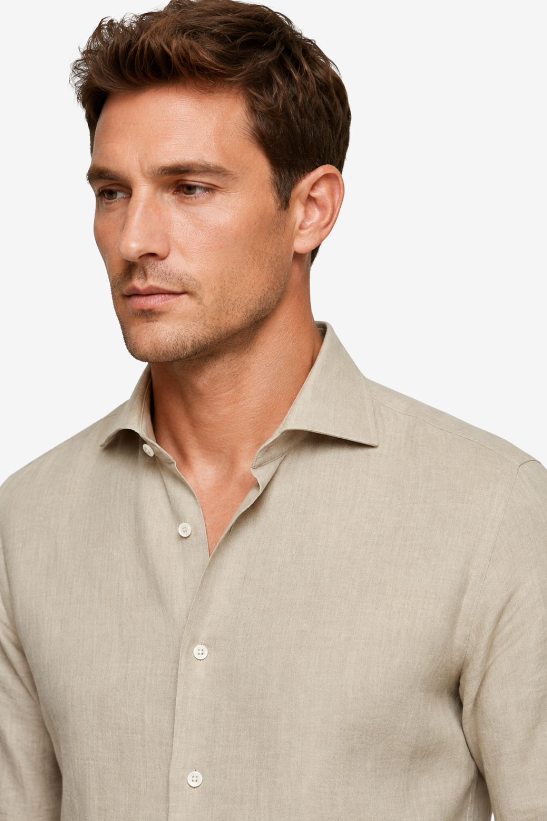 NOMU | Men’s Linen Button-Down Shirt