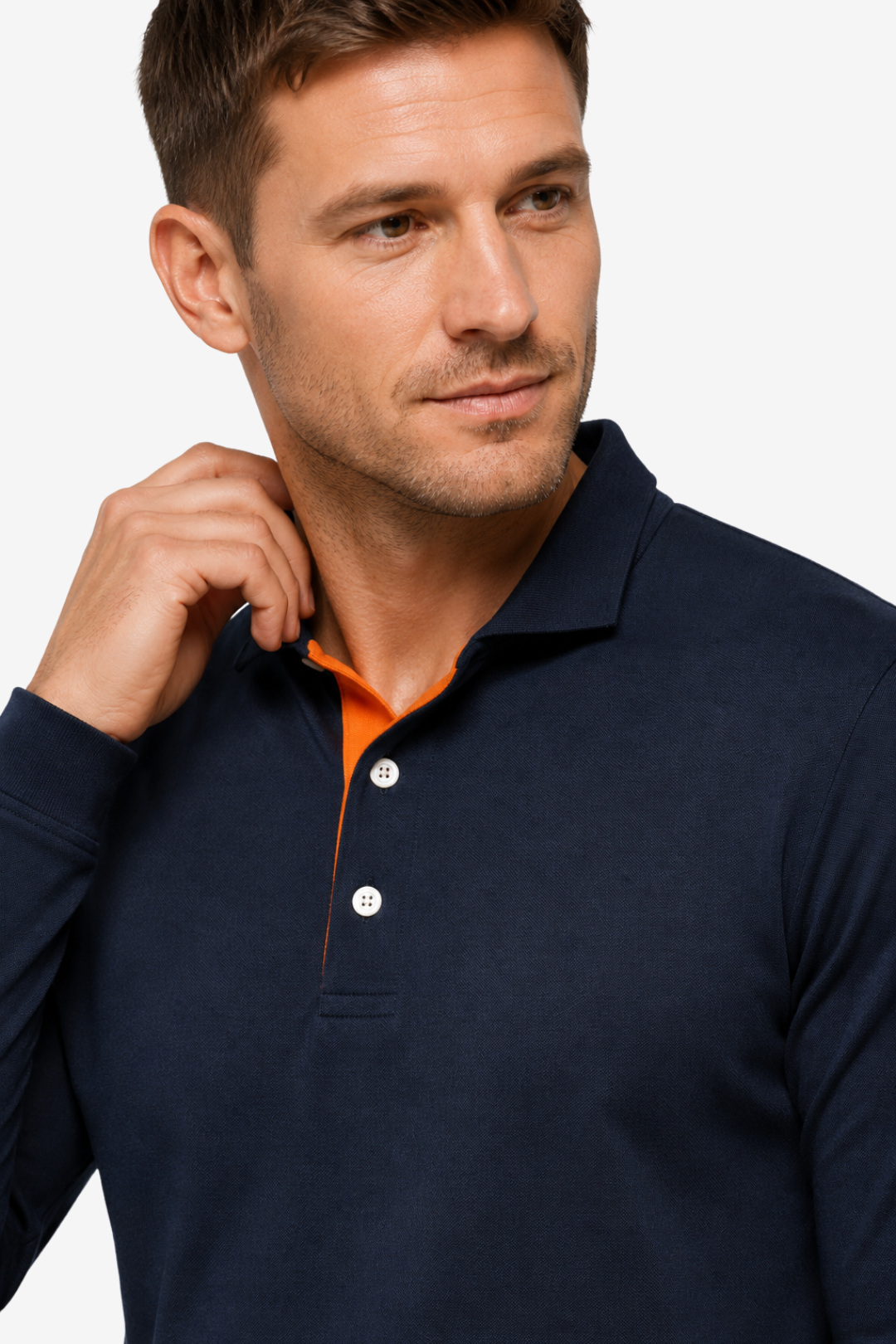 NOMU | Men's Long Sleeve Polo Shirt