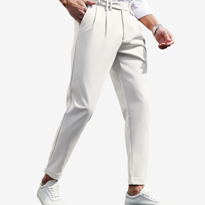 NOMU | Men’s Slim Fit Casual Suit Trousers