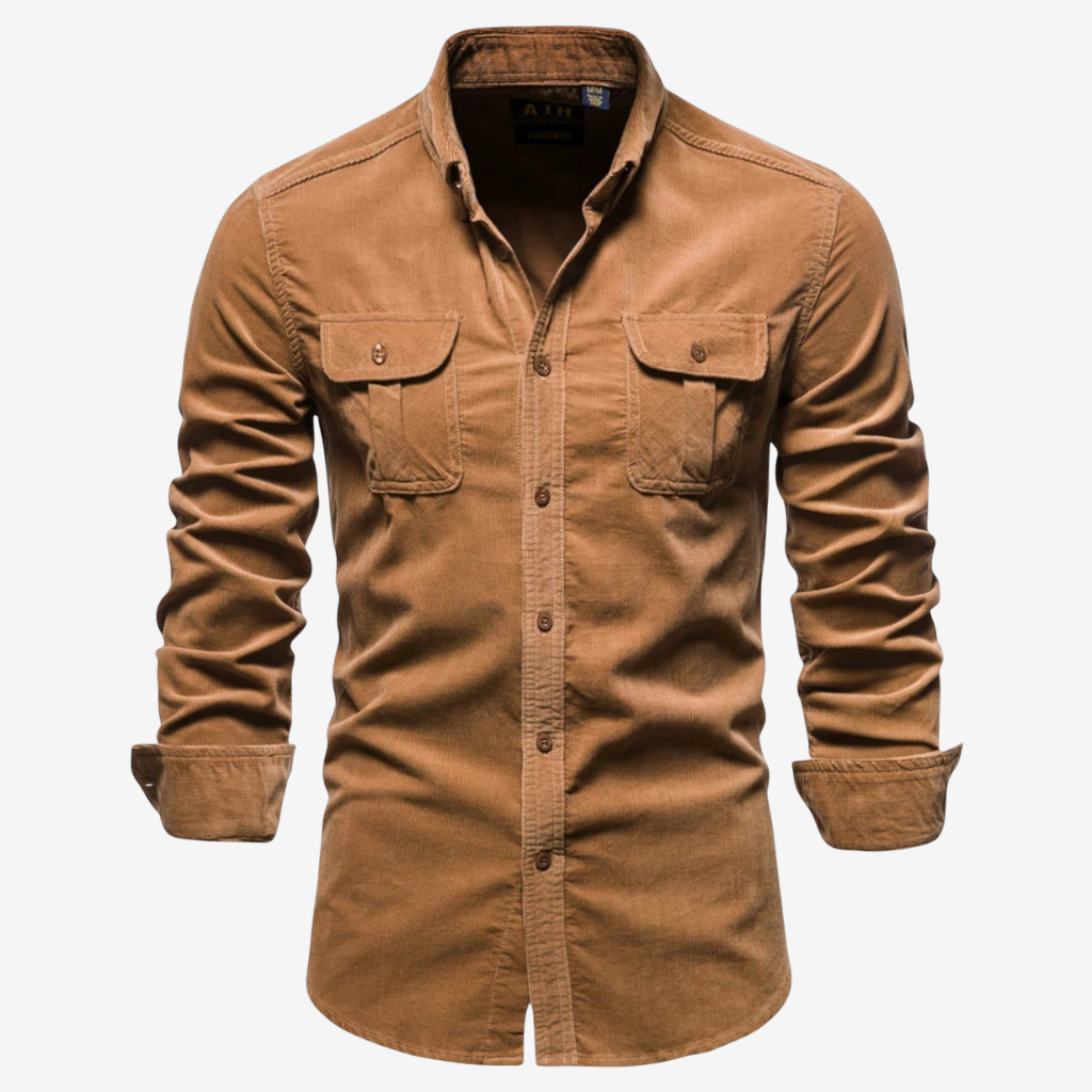 NOMU | Men’s Corduroy Business Casual Shirt