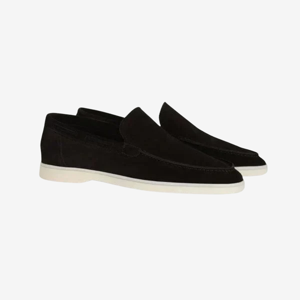 NOMU | Men's Minimalist Suede Loafers – Lightweight Slip-On Casual Shoes
