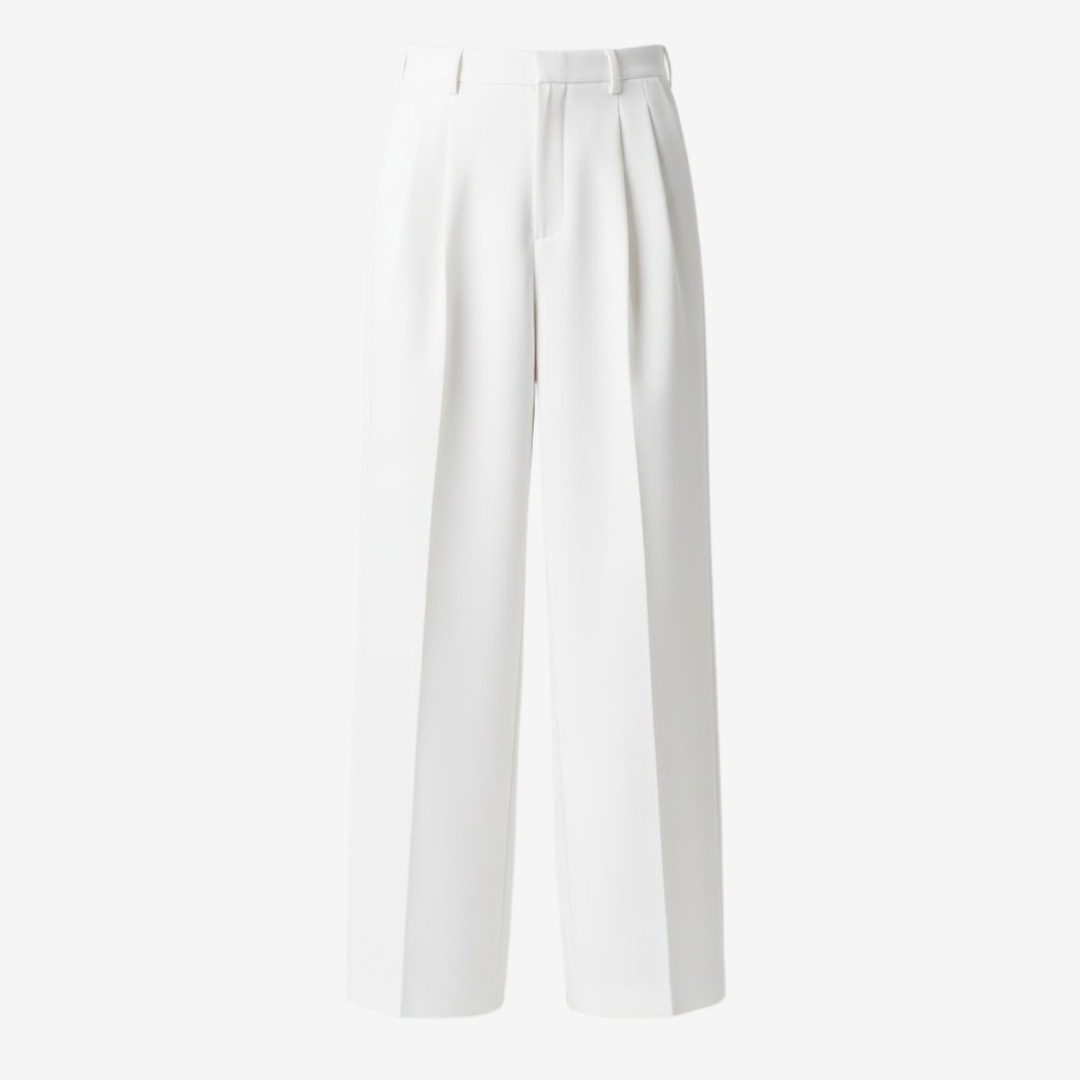 NOMU | Men's Pleated Dress Trousers – Tailored Relaxed Fit Formal Pants