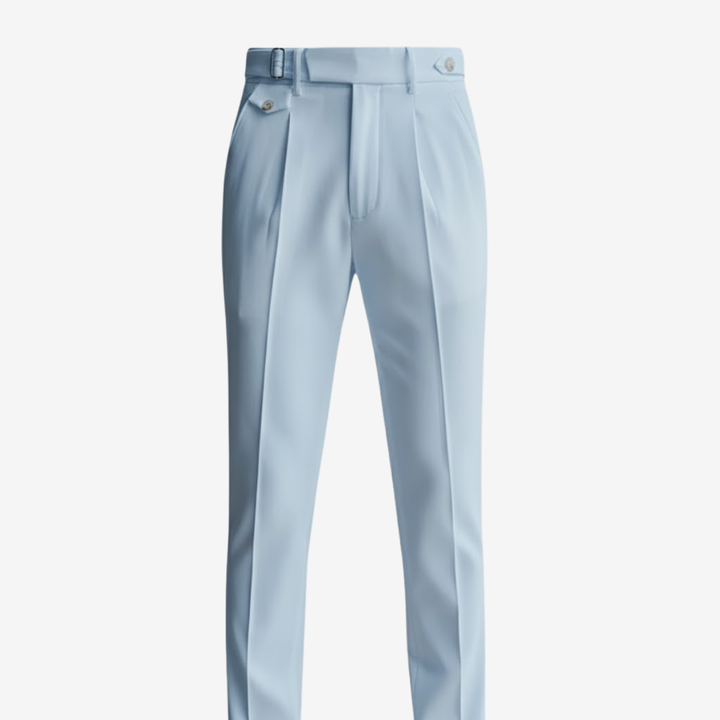 NOMU | Men's Slim Fit Ankle Dress Trousers – Modern Tailored Formal Pants
