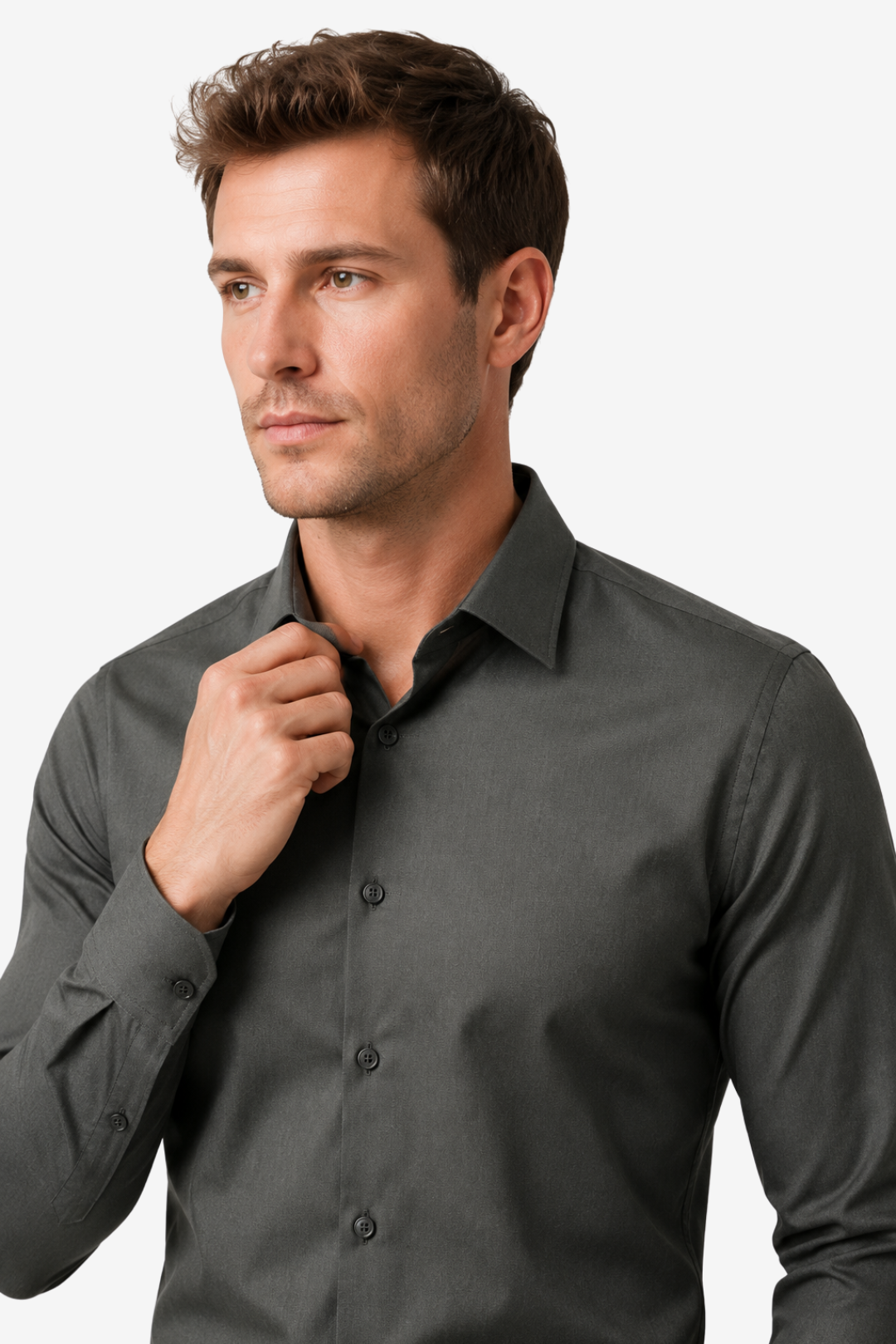 NOMU | Men’s Slim-Fit Button-Down Shirt