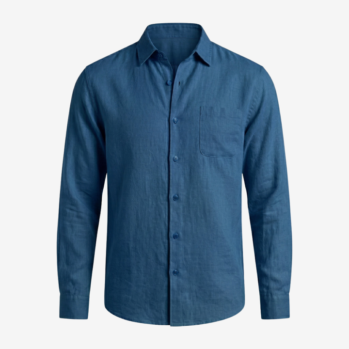 NOMU | Men’s Long Sleeve Button-Up Casual Shirt