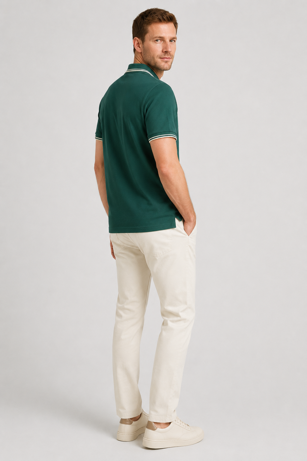 NOMU | Men's Classic Polo Shirt – Contrast Trim Casual Fit