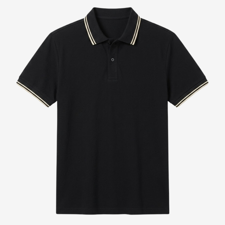NOMU | Men's Classic Polo Shirt – Contrast Trim Casual Fit