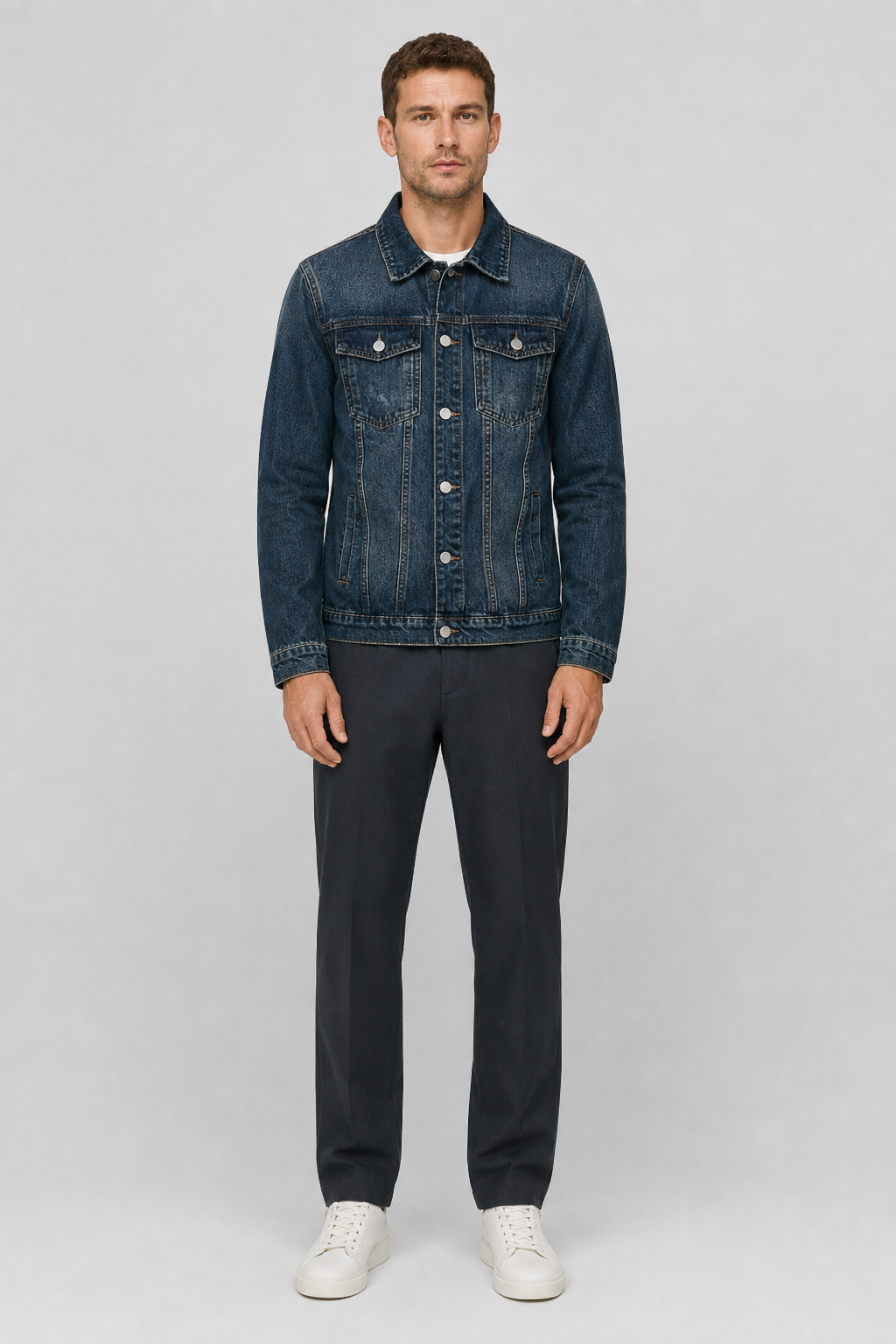 NOMU | Men's Classic Denim Jacket – Casual Vintage Wash Trucker Outerwear
